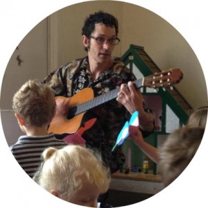 Damon Preschool Guitar Picture CIRCLE